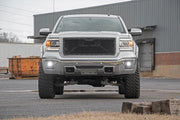 Kit de Luces LED | Montaje para Faros de Niebla | 2" Negro Pair | GMC Sierra 1500 2WD/4WD (14-15)