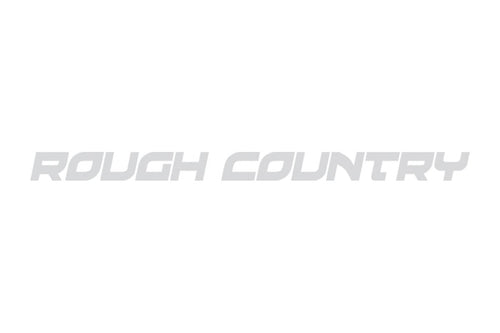 Calcomanía Rough Country | 1/2 Inch x 8 Inch | Gris