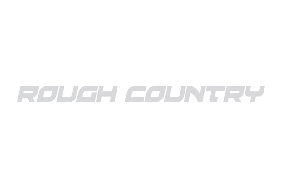 Calcomanía Rough Country | 1/2 Inch x 8 Inch | Gris