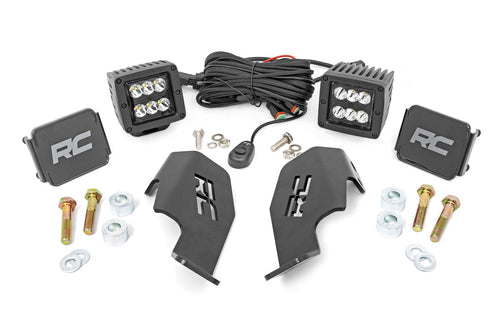 Kit de Luces LED | Montaje en Jaula | 2" Negro Pair | Honda Talon 1000