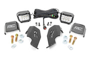 Kit de Luces LED | Montaje en Jaula | 2" Cromado Pair | Ángulo Amplio | Honda Talon 1000