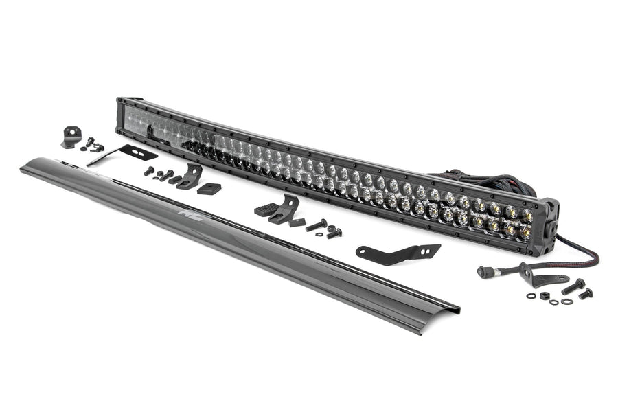 Kit de Luces LED | Montaje Delantero | 40" Negro Dual Row | Blanco DRL | Honda Talon 1000