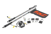 Montaje para Antena Whip | Bed | 4' Multl-Color LED Whip Pair | Honda Talon 1000