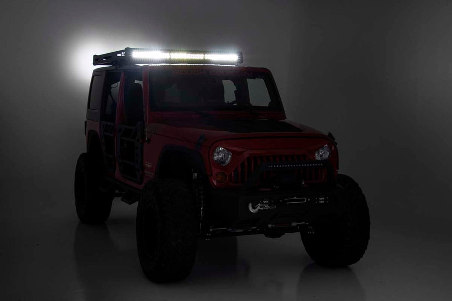 Rack de Techo | Luces Serie Negro | Jeep Wrangler JK/Wrangler Unlimited  (07-18)