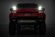 Kit de Luces LED | Montaje tipo Ditch | 2" Negro Pair | Flood | Chevy Silverado 1500 (19-26)