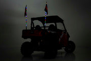 LED Multicolor | Whip | 4' Long | Pair