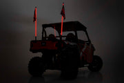 LED Multicolor | Whip | 4' Long | Pair