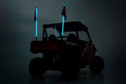 LED Multicolor | Whip | 4' Long | Pair