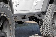 Estribos Contorneados Abatibles | 4 Puertas | Jeep Wrangler Unlimited 2WD/4WD (2007-2018)