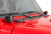 Kit de Luces LED | Montaje en Cowl | 2" Negro Pair | Jeep Gladiator JT/Wrangler JL (18-26)