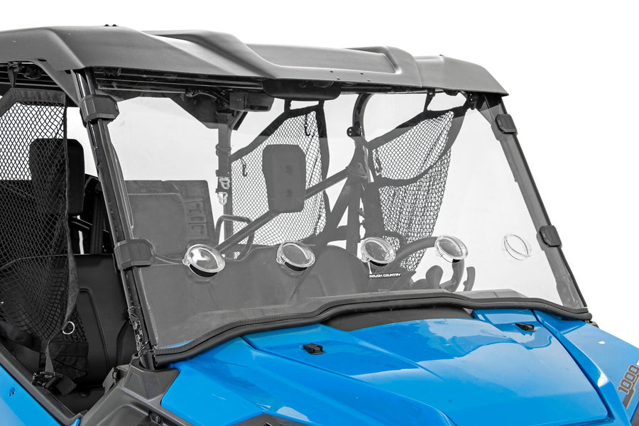Parabrisas Completo Ventilado | Scratch Resistant | Honda Pioneer 1000
