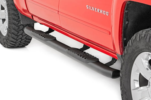 Estribo Tubular Ovalado | Cabina Crew | Chevy/GMC 1500/2500HD/3500HD (07-19 & Classic)