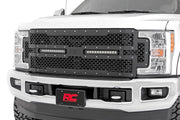 Parrilla de Malla | 12" Dual Row LED | Negro | Ford F-250/F-350 Super Duty (17-19)