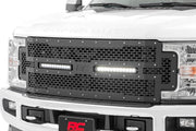 Parrilla de Malla | 12" Dual Row LED | Negro | Ford F-250/F-350 Super Duty (17-19)