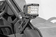 Kit de Luces LED | "A" Pillar Mount | 2" Negro Pair | Spot | Polaris RZR PRO XP