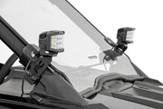 Kit de Luces LED | "A" Pillar Mount | 2" Negro Pair | Blanco DRL | Polaris RZR PRO XP