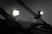 Kit de Luces LED | "A" Pillar Mount | 2" Negro Pair | Spot | Polaris RZR PRO XP