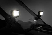Kit de Luces LED | "A" Pillar Mount | 2" Negro Pair | Spot | Polaris RZR PRO XP