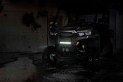 12 Inch LED Serie Negro Light Bar | Single Row | Blanco Frío DRL