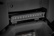 12 Inch LED Serie Negro Light Bar | Single Row | Blanco Frío DRL