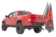 Portabandera | Dual | 2 Inch Hitch | w/ Flag Poles