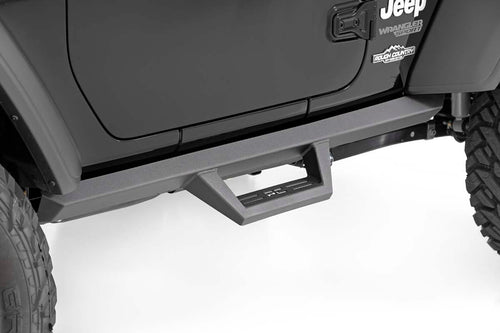 Estribos Contorneados Abatibles | 2 Puertas | Jeep Wrangler JL 4WD (2018-2026)