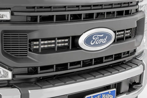 Kit de Luces LED | Montaje en Parrilla | 10 Inch Negro | Slimline | Ford F-250 Super Duty (20-22)