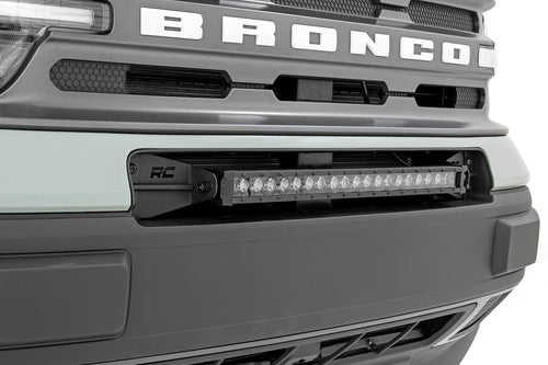 Kit de Luces LED | Montaje de Defensa | 20" Negro Single Row | Ford Bronco Sport (21-26)