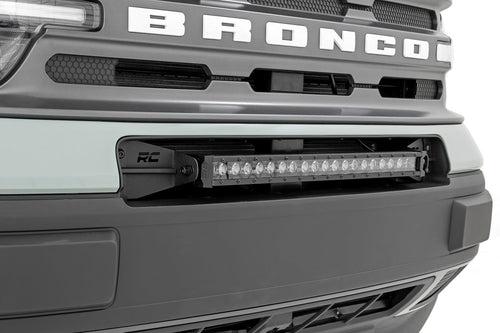 Kit de Luces LED | Montaje de Defensa | 20" Negro Single Row | Blanco DRL | Ford Bronco Sport (21-26)