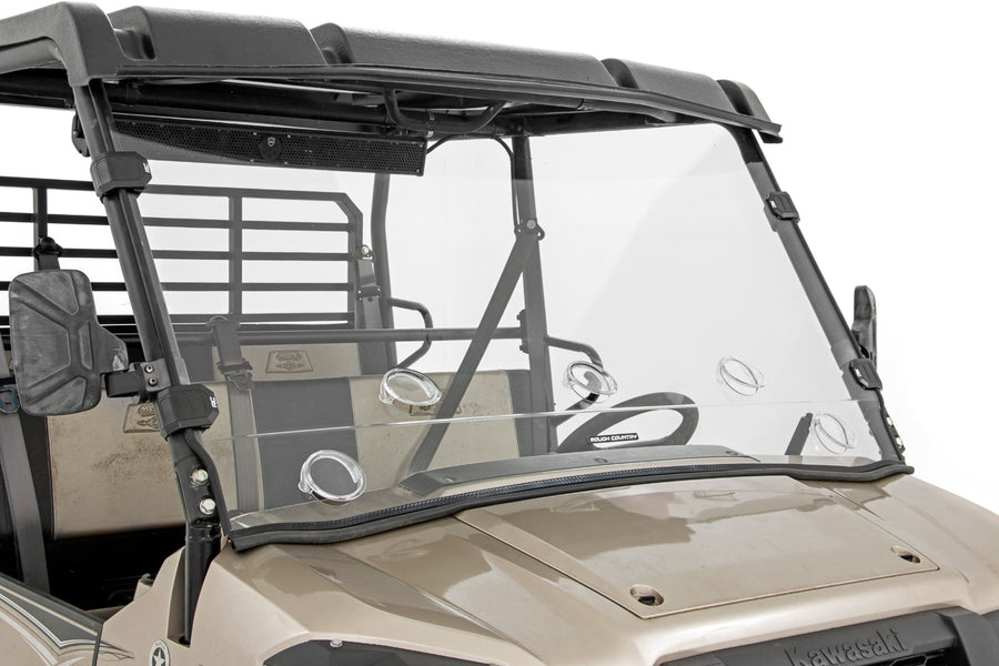 Parabrisas Completo Ventilado | Scratch Resistant | Kawasaki Mule PRO-FX