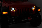 9 Inch Faros LED Halo con Luz Diurna DRL | Aprobado por DOT | Jeep Gladiator JT/Wrangler JL (18-26)
