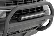Barra Nudge | 20 Inch Negro Single Row LED | Ford Bronco Sport 4WD (2021-2024)