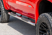 Estribos Tubulares Ovalados | Acero Inoxidable | Cabina Crew | Chevy/GMC 1500/2500HD/3500HD (19-26)