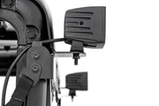 Kit de Luces LED | Montaje Trasero | 2" Negro Pair | Flood | Polaris Ranger XP 1000