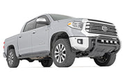 Estribo Tubular Ovalado | Cabina Crew | Negro | Toyota Tundra 2WD/4WD (2007-2021)