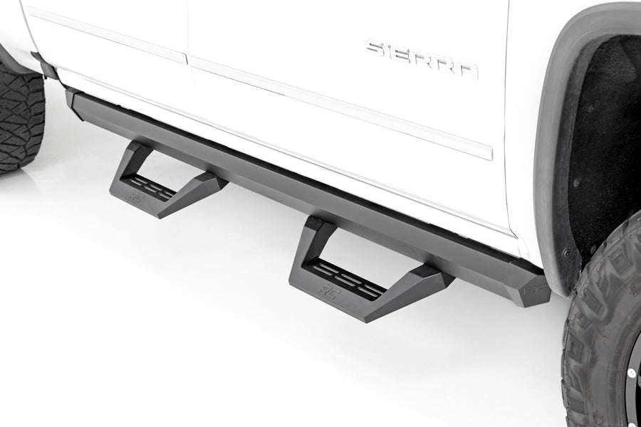 SRX2 Adj Aluminio Step | Cabina Crew | Chevy/GMC 1500/2500HD/3500HD (07-18 & Classic)