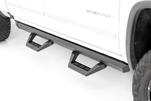 SRX2 Adj aluminio Step | Cabina Crew | Chevy/GMC 1500/2500HD/3500HD (07-18 & Classic)