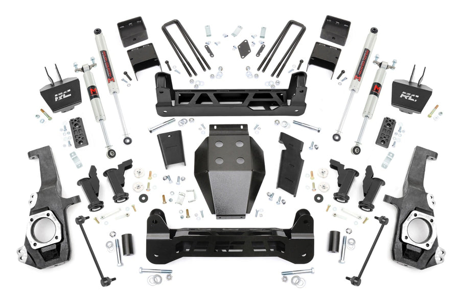 Kit de Elevación de 5 Pulgadas | Caída por Torsión | con Resortes de Carga Extra | Chevy/GMC 2500HD/3500HD (20-26)