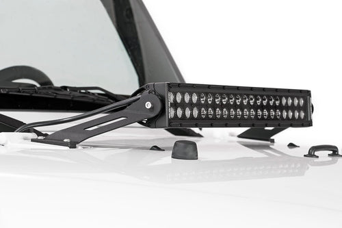 Montaje para Luz LED | Hood | 20" | Jeep Wrangler JK/Wrangler Unlimited  (07-18)