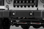 Kit de Luces LED | Montaje para Faros de Niebla | 2" Negro Pair | Jeep Wrangler JK/Wrangler Unlimited (10-18)