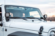 Montajes para Luces | Parabrisas Inferior | Jeep Wrangler JK/Wrangler Unlimited  (07-18)