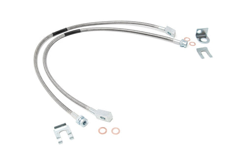 Líneas de Freno | Acero Inoxidable | FR | Elevación de 4-6 Pulgadas | Jeep Cherokee XJ/Wrangler TJ/Wrangler Unlimited