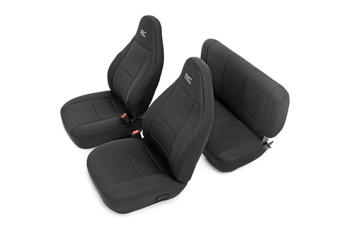 Fundas de Asiento | Delantero y Trasero | Jeep Wrangler TJ (03-06)/Wrangler Unlimited (04-06)