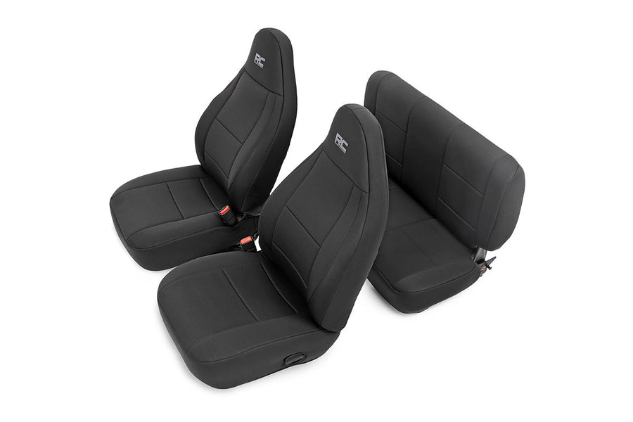 Fundas de Asiento | Delantero y Trasero | Jeep Wrangler TJ (03-06)/Wrangler Unlimited (04-06)