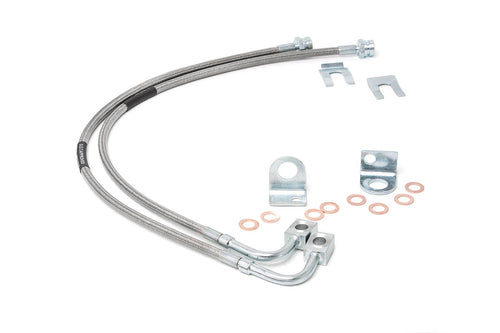 Líneas de Freno | Acero Inoxidable | Delantero | Elevación de 4-6 Pulgadas | Jeep Wrangler JK/Wrangler Unlimited (07-18)
