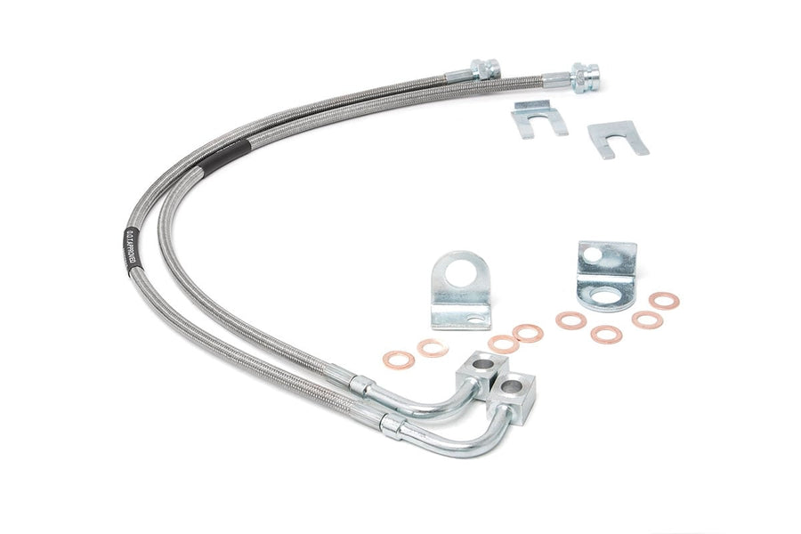 Líneas de Freno | Acero Inoxidable | Trasero | Elevación de 4-6 Pulgadas | Jeep Wrangler JK/Wrangler Unlimited (07-18)