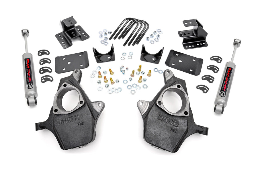 Kit de Rebaje | Knuckle | 2"FR | 4"RR | Chevy/GMC 1500 (07-14)