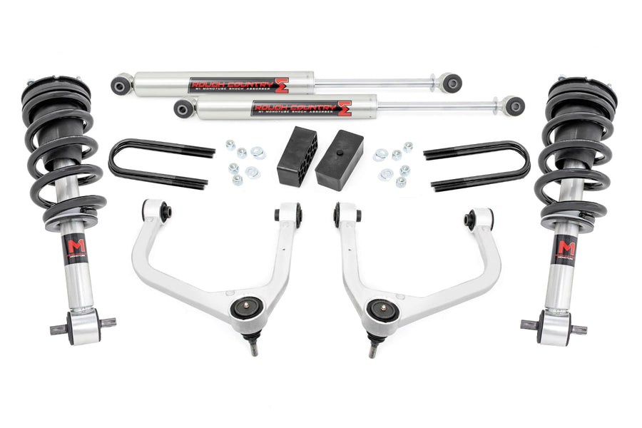 Kit de Elevación de 3.5 Pulgadas | Muelle Monohoja Trasero | M1 Struts/M1 | GMC Sierra 1500 (19-24)