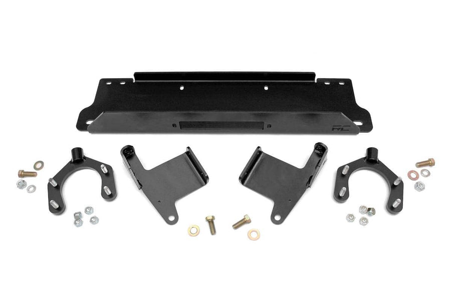 Placa de Montaje de Malacate | Defensa de Fábrica | Jeep Wrangler JK/Wrangler Unlimited (07-18)