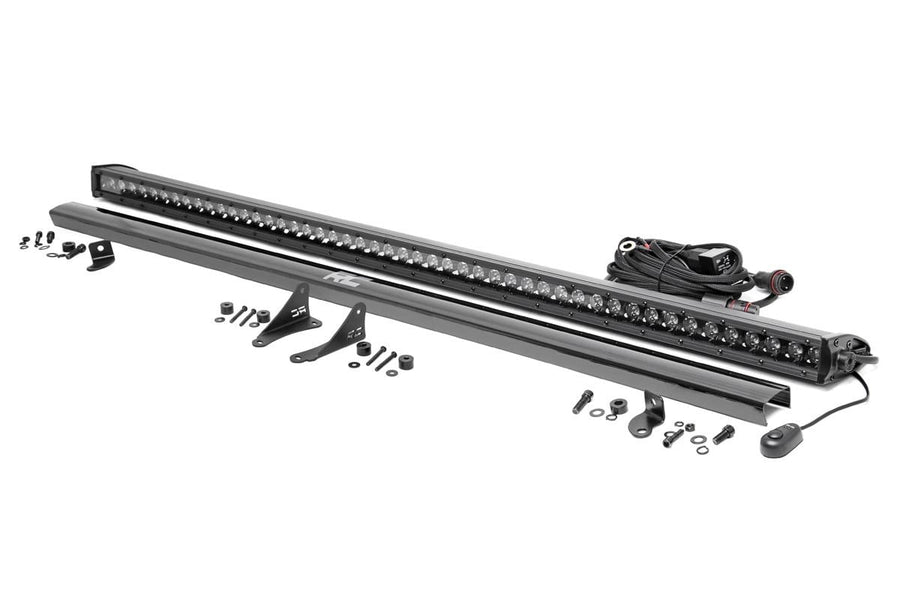 Kit de Luces LED | Montaje en Cowl | 50" Negro Single Row | Jeep Gladiator JT/Wrangler JL (18-26)